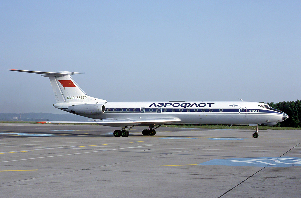 Bild einer TU-134A der Aeroflot